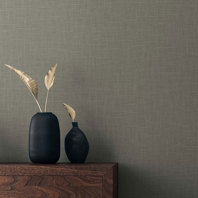 Seabrook Designs Myrna Linen Pavestone Wallpaper image 2 of 2