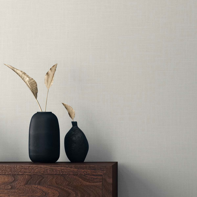 Seabrook Designs Myrna Linen Caster Sugar Wallpaper image 2 of 2