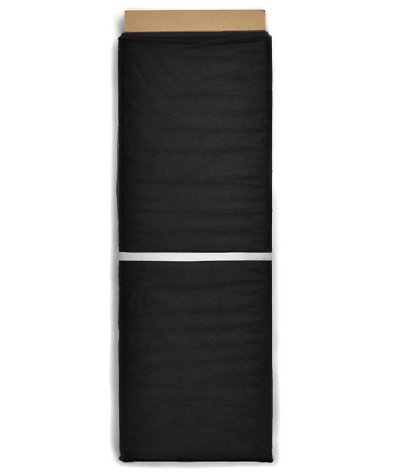 108 Inch Black Premium Tulle Fabric