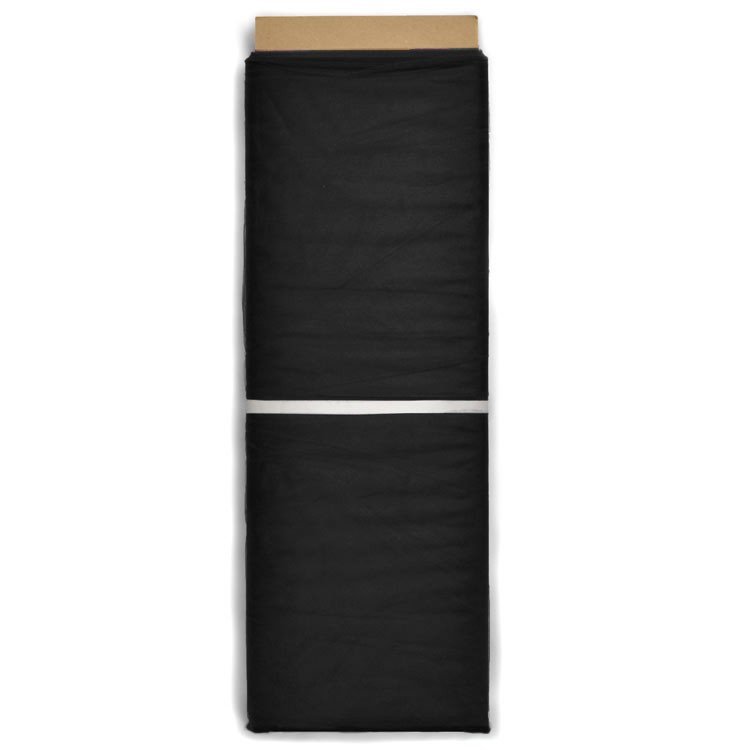 108 Inch Black Premium Tulle Fabric