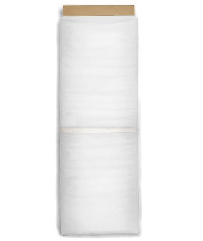 108 Inch White Premium Tulle Fabric