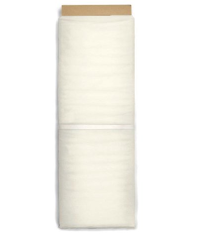 108 Inch Ivory Premium Tulle Fabric