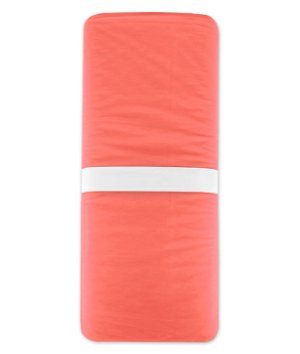 108 Inch Coral Premium Tulle Fabric