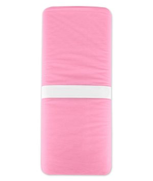 108 Inch Pink Premium Tulle Fabric