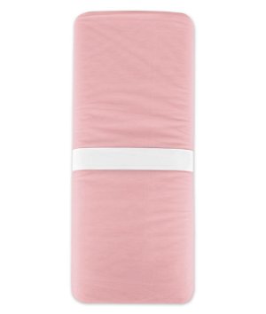 108 Inch Blush Pink Premium Tulle Fabric