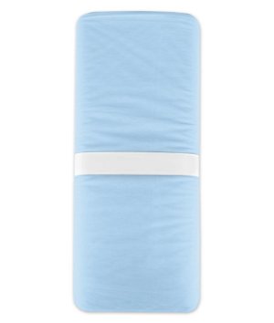 108 Inch Baby Blue Premium Tulle Fabric