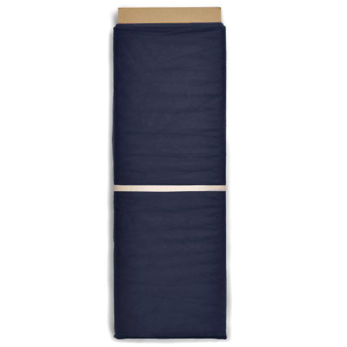 108 Inch Navy Blue Premium Tulle Fabric image 1 of 2