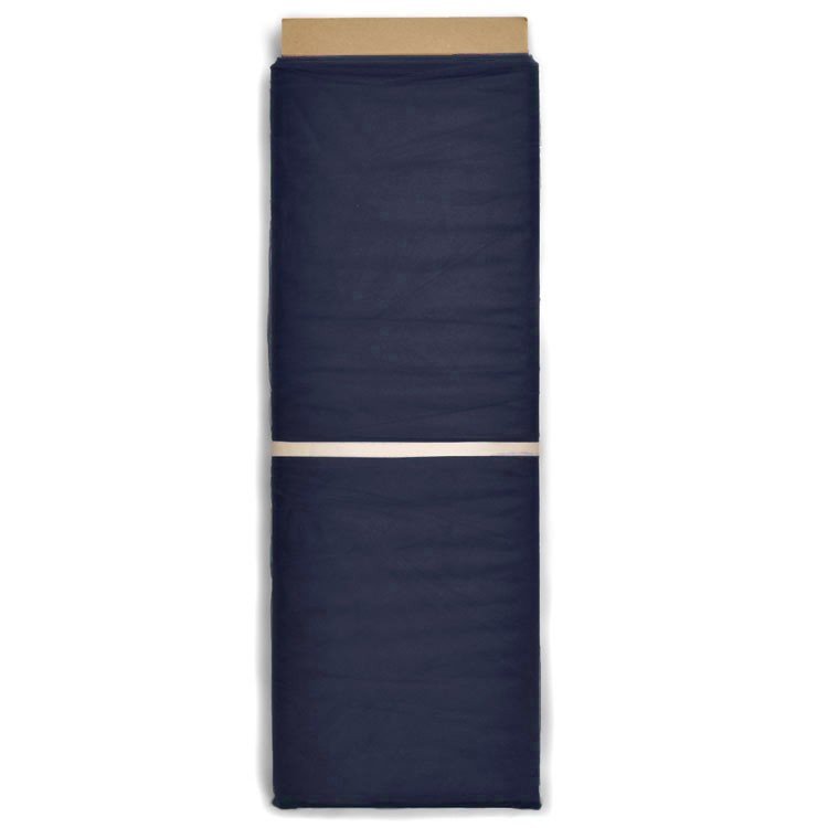 108 Inch Navy Blue Premium Tulle Fabric