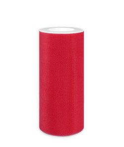 6" Red Tulle - 25 Yards