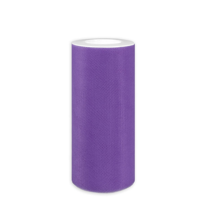 6" Purple Tulle - 25 Yards image 1 of 2