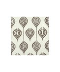 Lee Jofa Modern Tulip White/Chocolate Fabric