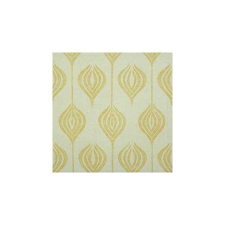 Lee Jofa Modern Tulip White/Yellow Fabric