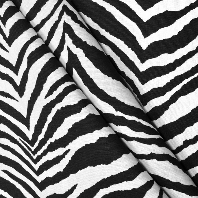Premier Prints Tunisia Black Canvas Fabric image 3 of 5