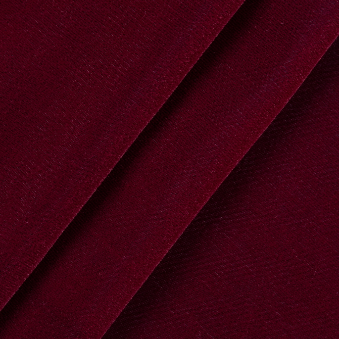 45" Burgundy Triple Velvet Fabric image 1 of 2