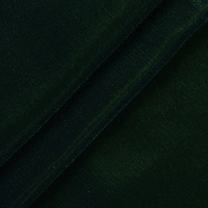 45" Hunter Green Triple Velvet Fabric image 1 of 2