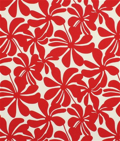 Premier Prints Outdoor Twirly American Red Fabric