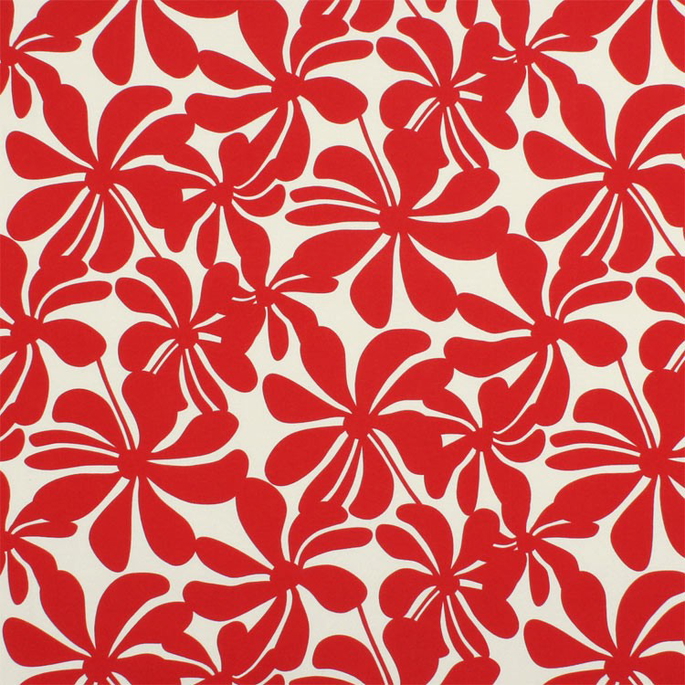 Premier Prints Outdoor Twirly American Red Fabric image 1 of 5