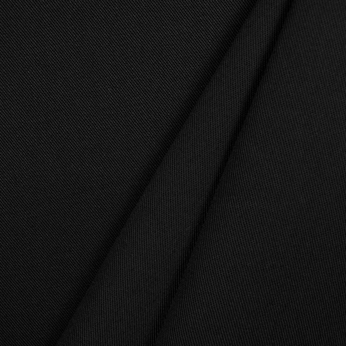 Black Poly Cotton Twill Fabric image 2 of 2