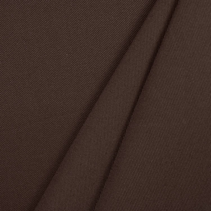 Brown Poly Cotton Twill Fabric image 2 of 2