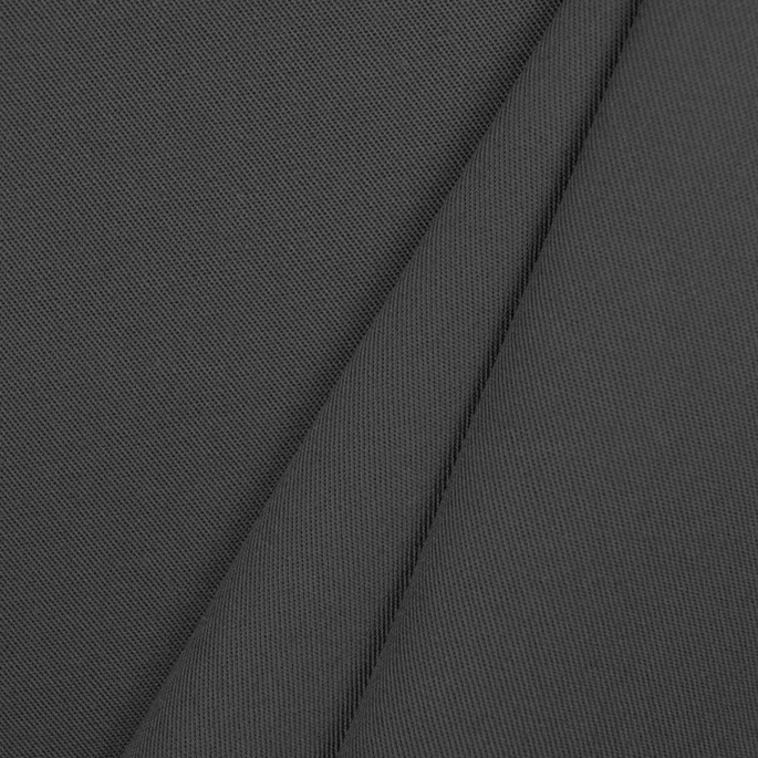 Charcoal Gray Poly Cotton Twill Fabric image 2 of 2