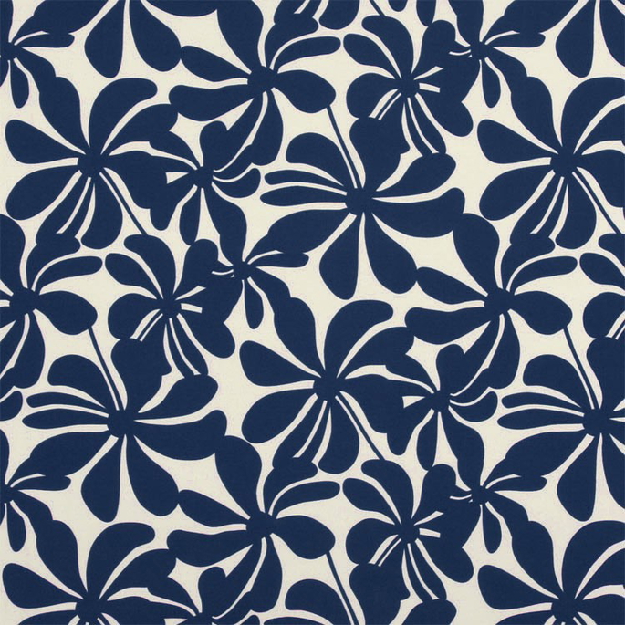 Premier Prints Outdoor Twirly Deep Blue Fabric image 1 of 5