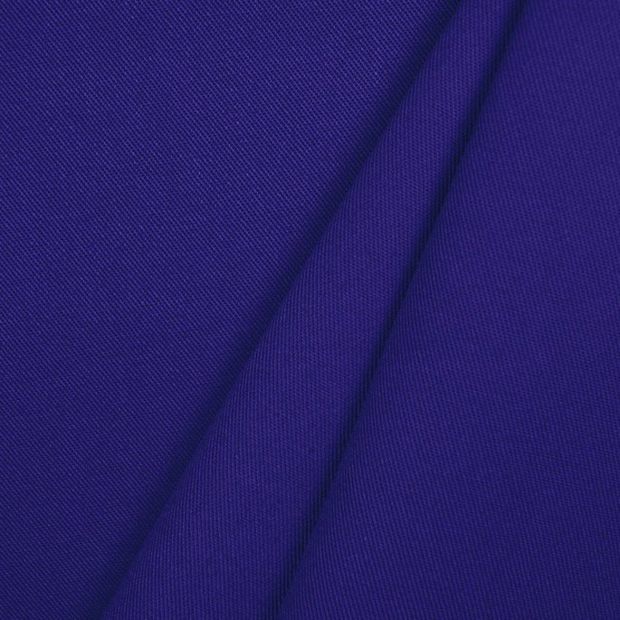 Galaxy Blue Poly Cotton Twill Fabric image 2 of 2