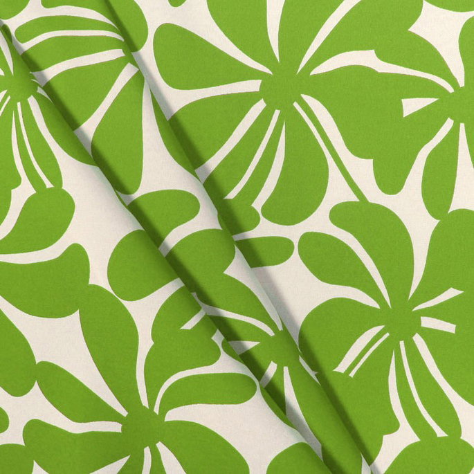 Premier Prints Outdoor Twirly Greenage Fabric image 3 of 5
