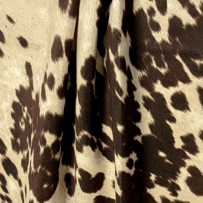Morgan Fabrics Udder Madness Cow Micro Velvet Milk Fabric image 2 of 2