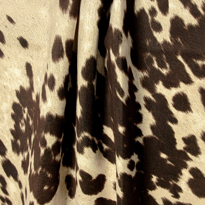 Morgan Fabrics Udder Madness Cow Micro Velvet Milk Fabric image 2 of 2