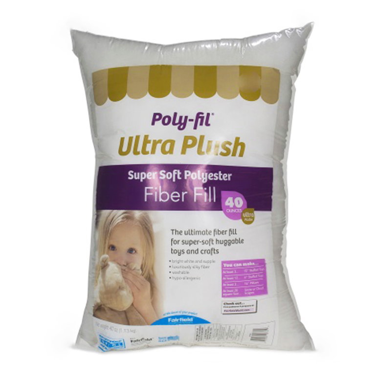 Fairfield Poly-Fil Ultra Plush Super Soft Polyester - 40 Ounce Bag