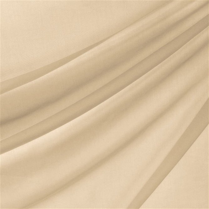 118 Inch Tan Voile Fabric