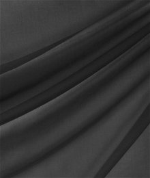 118 Inch Black Voile Fabric