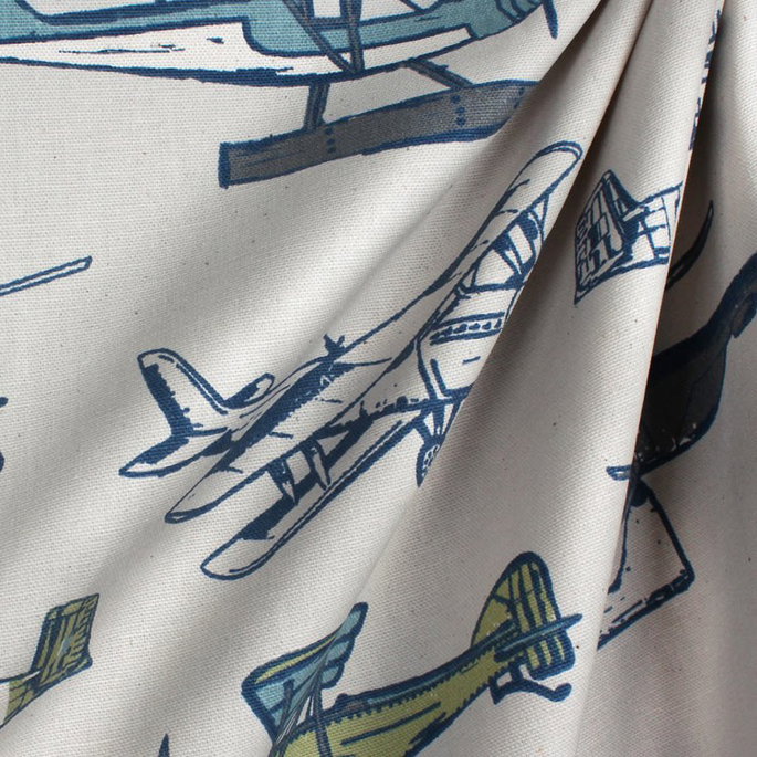 Premier Prints Vintage Air Felix/Natural Canvas Fabric image 3 of 4