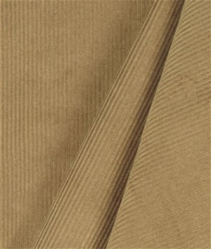 British Khaki 11 Wale Corduroy Fabric