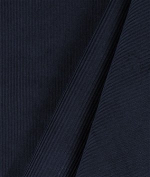 Navy Blue 11 Wale Corduroy Fabric