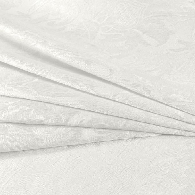 Ivory Damask Brocade Fabric image 2 of 2