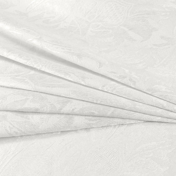 Ivory Damask Brocade Fabric image 2 of 2
