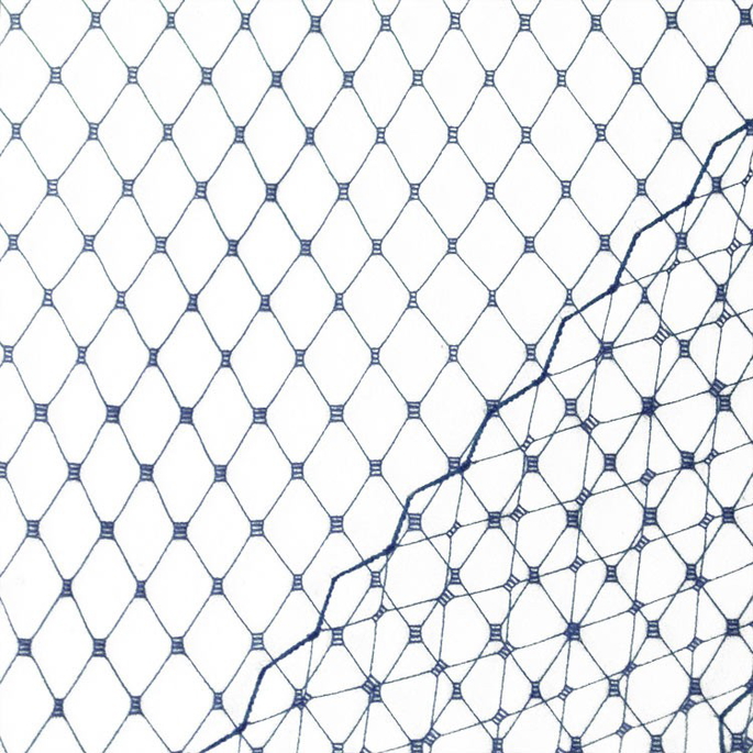 Navy Blue Russian Netting Fabric image 1 of 1