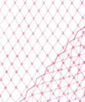 Pink Romance Russian Netting Fabric