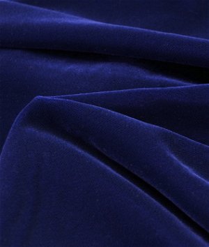 Fairvel Royal Ink Blue Micro Velvet Fabric