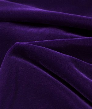 Fairvel Regal Purple Micro Velvet Fabric