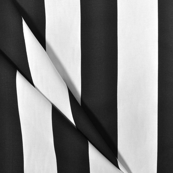 Premier Prints Vertical Black/White Canvas Fabric image 3 of 5