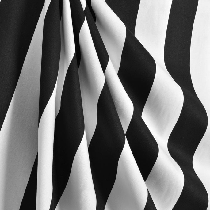 Premier Prints Vertical Black/White Canvas Fabric image 4 of 5