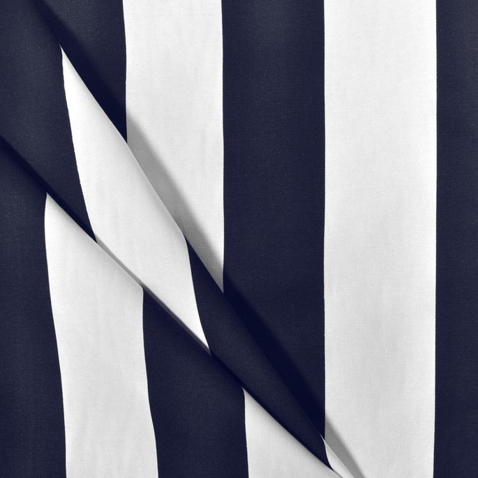 Premier Prints Vertical Blue/White Canvas Fabric image 3 of 5