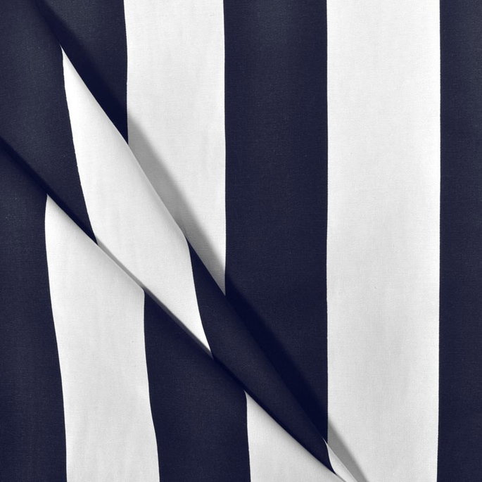 Premier Prints Vertical Blue/White Canvas Fabric image 3 of 5