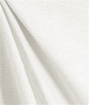9.1 Oz White Basketweave Linen Fabric