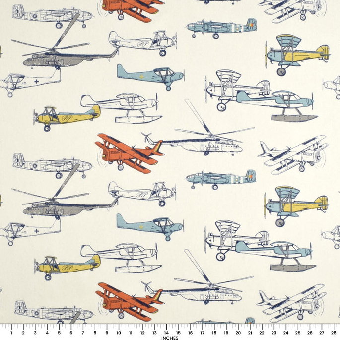 Premier Prints Vintage Air Maya Macon Fabric image 4 of 4