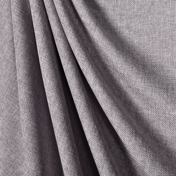 Silver Polyester Linen Fabric image 2 of 2