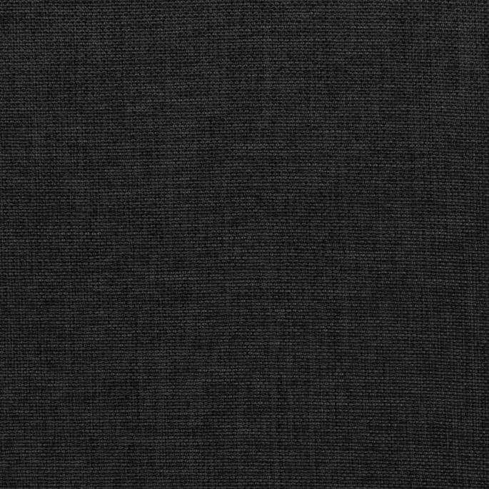 Black Polyester Linen Fabric image 1 of 2