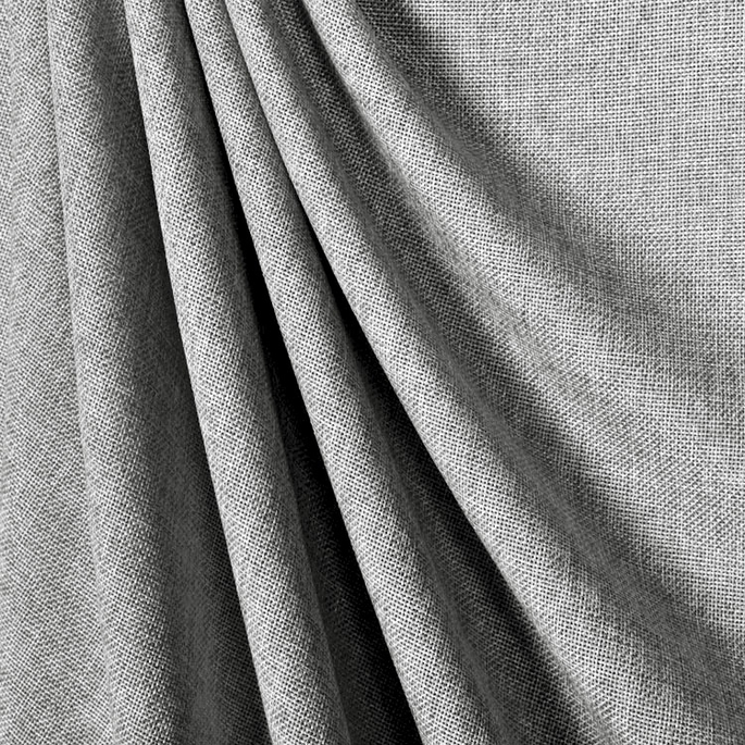 Platinum Polyester Linen Fabric image 2 of 2